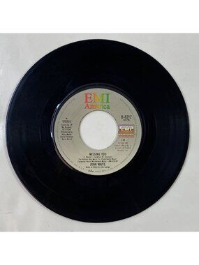 Vintage EMI America 45 RPM Vinyl Single John Waite "Missing You"/"For Your Love"